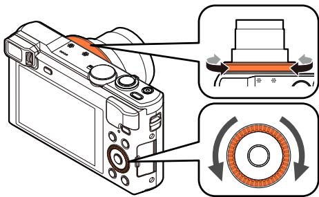 PANASONIC LUMIX DMC-TZ60 - Tournez la bague de commande ou la molette de contrôle pour modifier le réglage - 1