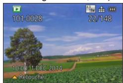 PANASONIC LUMIX DMC-TZ60 - Appuyez sur la touche [DISP.] pour modifier l'affichage - 2