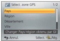 PANASONIC LUMIX DMC-TZ60 - [Sélect. zone GPS] - 1