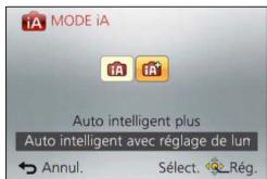 PANASONIC LUMIX DMC-TZ60 - Utilisez ◀▶ pour sélectionner [Auto intelligent plus], puis appuyez sur [MENU/SET] - 1