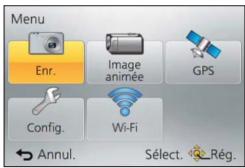 PANASONIC LUMIX DMC-TZ60 - Type de menu - 1