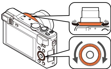PANASONIC LUMIX DMC-TZ60 - Tournez la bague de commande ou la molette de contrôle - 1