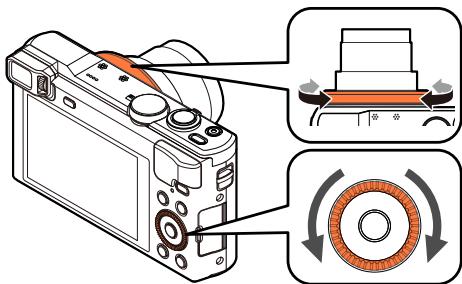 PANASONIC LUMIX DMC-TZ60 - Tournez la bague de commande ou la molette de contrôle pour sélectionner la valeur d'ouverture - 1