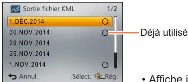 PANASONIC LUMIX DMC-TZ60 - Créer le fichier de journal GPS - 1