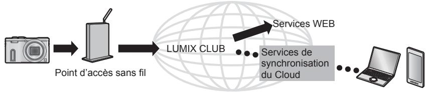 PANASONIC LUMIX DMC-TZ60 - Utiliser les services WEB - 1