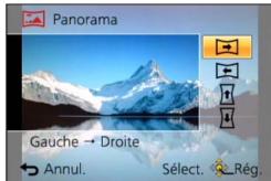 PANASONIC LUMIX DMC-TZ60 - ■Modification du sens d'enregistrement ou des effets d'image - 1