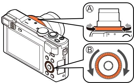 PANASONIC LUMIX DMC-TZ60 - Utilisation de la bague de commande/molette de contrôle - 1