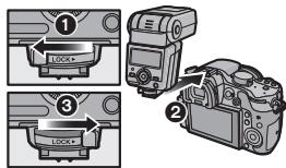 PANASONIC LUMIX DMW-FL360LE - Attaching to the Camera - 1