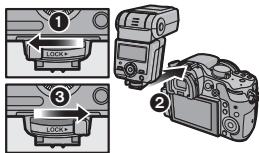 PANASONIC LUMIX DMW-FL360LE - Mise en place du flash - 3