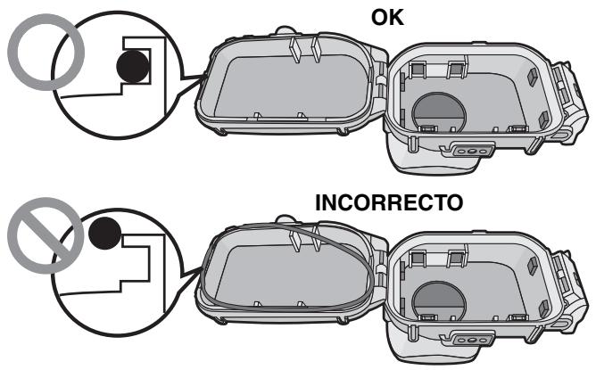 PANASONIC LUMIX DMW-MCTZ20E - Ponga el anillo tólico de manière uniforme bajo de la responsiva ranura. - 1