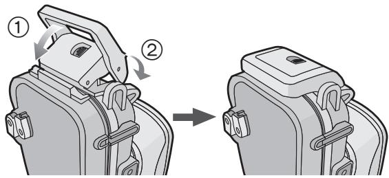PANASONIC LUMIX DMW-MCTZ20E - Close the buckle. - 1