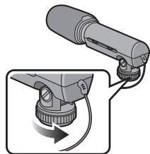 PANASONIC LUMIX DMW-MS1E - Desserrez l'anneau de verrouillage. - 1