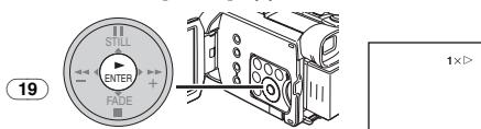 PANASONIC NV-GS24 - Pendant la lecture, appuyez sur la touche - 1