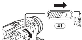 PANASONIC NV-GS24 - Insertion de la cassette - 1