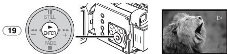 PANASONIC NV-GS24 - Lecture d'une bande - 4