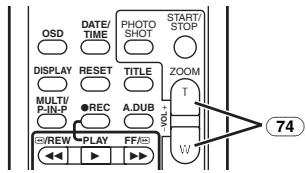 PANASONIC NV-GS24 - Pour changer l'agrandissement du zoom - 1