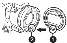 PANASONIC NV-GS24 - Parasoleil d'objectif - 1