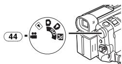 PANASONIC NV-GS24 - Pour enregistrer en Mode Enregistrement sur Bande: - 1