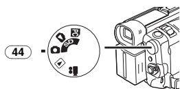 PANASONIC NV-GS24 - Lorsque you enregistrez en mode d'enregistrement sur carte: - 1