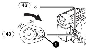 PANASONIC NV-GS24 - Comment allumer le camescope - 1