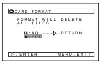 PANASONIC NV-GS24 - Formatage d'une carte - 2