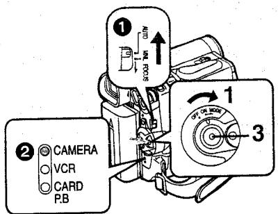 PANASONIC NV-GS1 - Mode enregistrement audio - 1