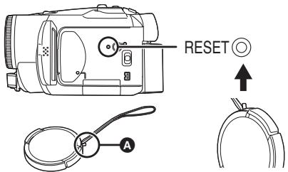 PANASONIC NV-GS230EG - 2: "APPUYEZ SUR RESET" est affiché. - 1