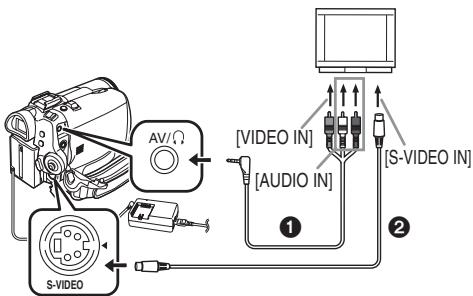 PANASONIC NV-GS230EG - Lecture sur un téléviseur - 1