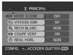 PANASONIC NV-GS230EG - Utilisation de l'écran de menu - 6