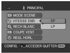 PANASONIC NV-GS230EG - Utilisation de l'écran de menu - 10