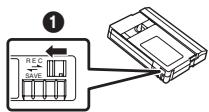 PANASONIC NV-GS230EG - Prévention d'effacement accidentel - 1