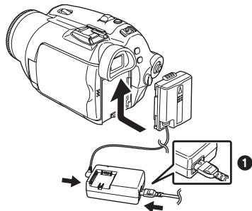 PANASONIC NV-GS230EG - Branchement à la prise CA - 1