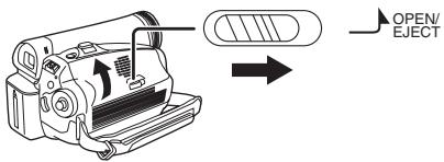PANASONIC NV-GS60EG - Insertion/retrait d'une cassette - 1