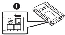 PANASONIC NV-GS60EG - ■ Protezione dalle cancellazioni accidentali - 1