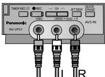 PANASONIC NV-VP21 - Branchements DVD - 2