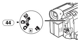 PANASONIC PV-GS400 - Set the Mode Dial 44 to Picture Playback Mode. - 1