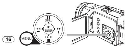 PANASONIC PV-GS400 - Set [PICTURE PLAYBACK MENU] >> [EDITING] >> [FILE LOCK] >> [YES]. - 1