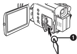 PANASONIC PV-GS400 - Inserting a Card - 2