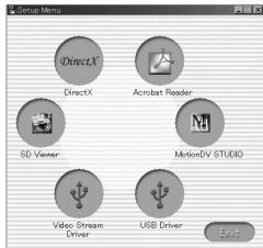 PANASONIC PV-GS400 - Software Installation (Windows) - 1