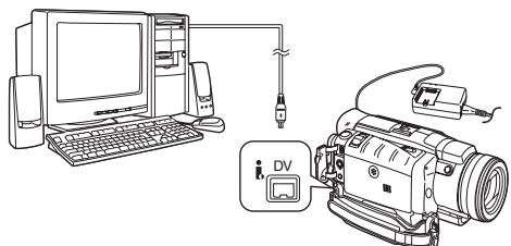 PANASONIC PV-GS400 - PC Connection With DV Interface Cable - 1