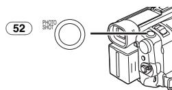 PANASONIC PV-GS400 - Press the [PHOTO SHOT] Button 52 halfway. - 4