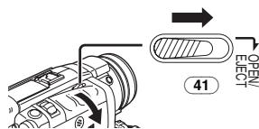PANASONIC PV-GS400 - Inserting a Cassette - 1