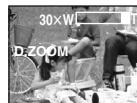 PANASONIC PV-GS400 - Set [TAPE RECORDING MENU] >> [CAMERA] >> [D.ZOOM] >> [30×] or [700×]. - 2
