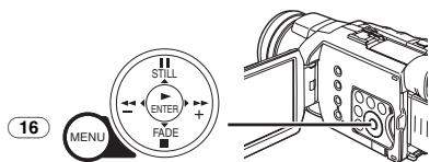 PANASONIC PV-GS400 - Set [TAPE RECORDING MENU] or [TAPE PLAYBACK MENU] >> [INITIAL] >> [BLANK SEARCH] >> [YES]. - 1