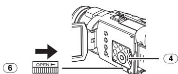 PANASONIC PV-GS400 - Inserting a Card - 1