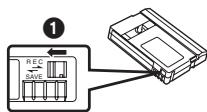 PANASONIC PV-GS400 - Accidental Erasure Prevention - 1