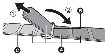 PANASONIC HX-A100 - Si la courroie n'est pas suffisamment longue, fixez la courroie de ballonge - 1