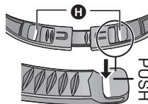 PANASONIC HX-A100 - Comment fixer le dispositif de réglage (large) (fourni) - 1