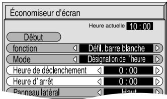 PANASONIC TH-42PHD6EX - Affichage des menus sur l'écran avec la télécommande - 20