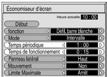 PANASONIC TH-42PHD6EX - Affichage des menus sur l'écran avec la télécommande - 25